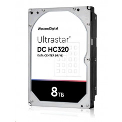 WD Ultrastar DC HC320 HUS728T8TL5201 - Hard drive - encrypted - 8 TB - internal - 3.5" - SAS 12Gb/s - 7200 rpm - buffer: 256 MB - TCG Encryption